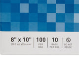 Reclosable Bag McKesson 8 X 10 Inch Polyethylene Clear Zipper Closure