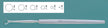 Dermal Curette Miltex® Fox Semi-Sharp Loop Tip Flat Handle - BeHope