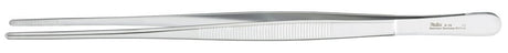 Dressing Forceps Miltex® 10 Inch Length OR / Surgical Grade German Stainless Steel NonSterile NonLocking Thumb Handle Straight Serrated Tips - BeHope