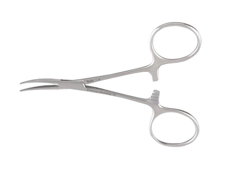 Mosquito Forceps Miltex® Hartmann Nonsterile Surgical Grade German Stainless Steel Curved Serrated Tips - BeHope