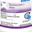 Surface Disinfectant Cleaner Ecolab® Disinfectant 1 Bactericidal Manual Pull Wipe 220 Count Canister Sweet Scent NonSterile - BeHope