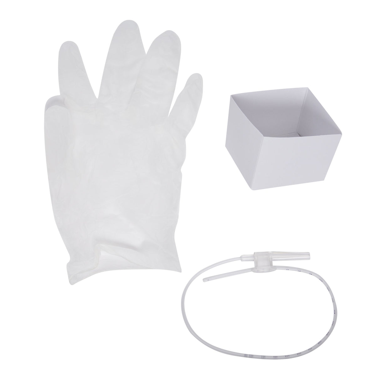 Suction Catheter Kit Tri-Flo® Cath-N-Glove® 8 Fr. Beveled Tip - BeHope