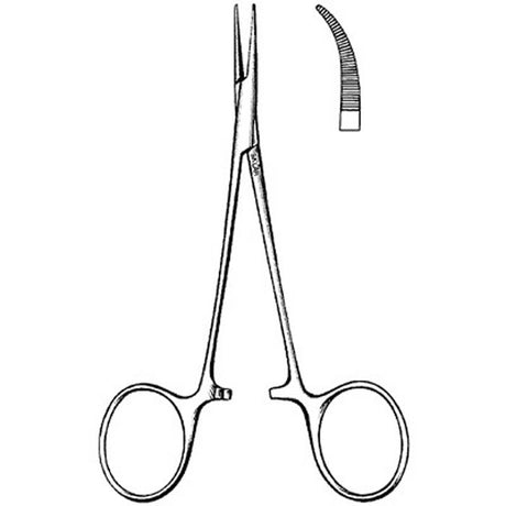 Mosquito Forceps Sklar® Jacobs Surgical Grade German Stainless Steel Nonsterile Serrated Tips - BeHope