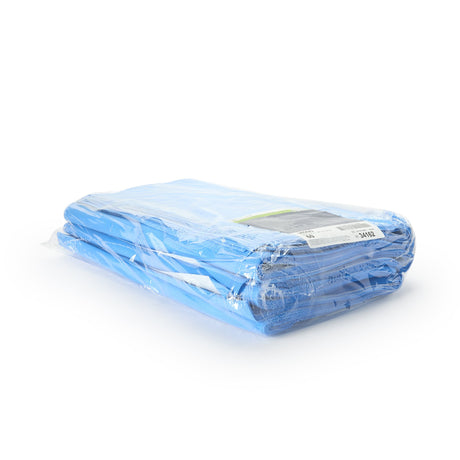 QUICK CHECK* H500 Sterilization Wrap White / Blue 24 X 24 Inch Dual Layer SMS Polypropylene Steam / EO Gas / Hydrogen Peroxide - BeHope
