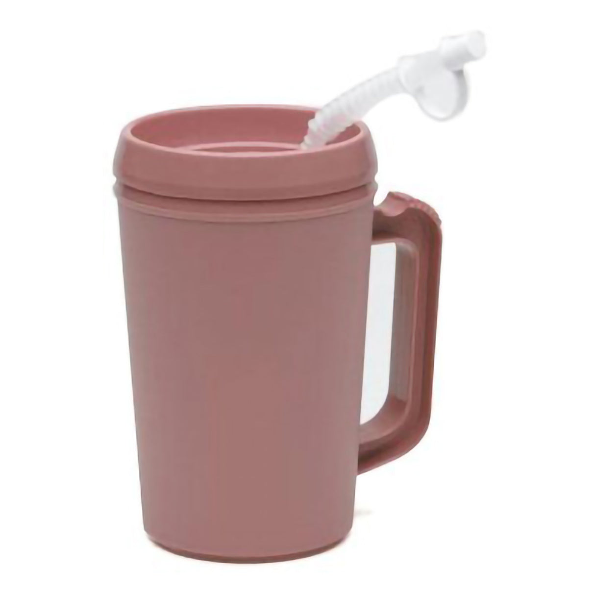 22 oz. Plastic Insulated Drinking Mug Rose Reusable - BeHope
