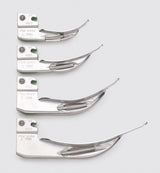 Laryngoscope Blade E-Mac® Macintosh Type Fiberoptic Light Universal NonSterile - BeHope