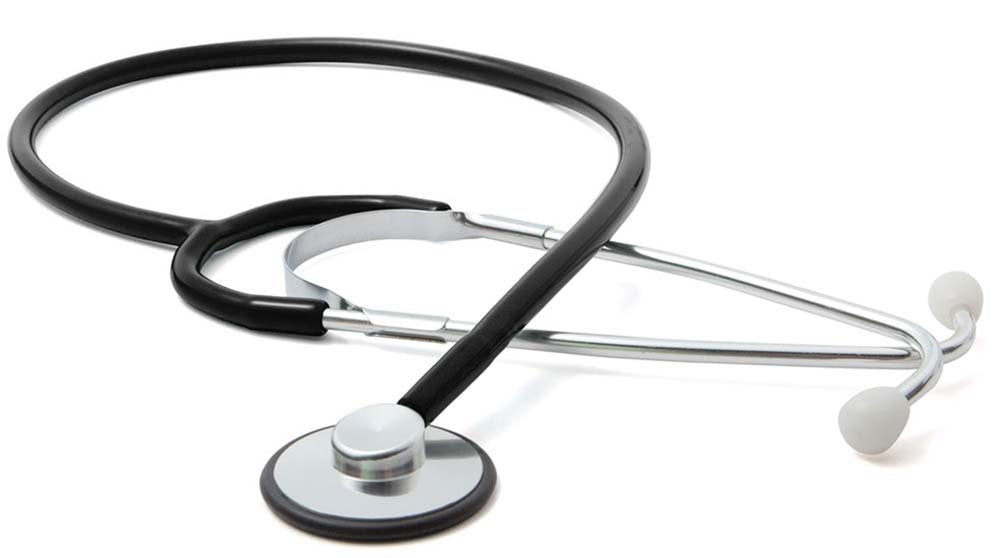 General Exam Stethoscope Proscope™ 660 Black 1-Tube 21 Inch Tube Single Sided Chestpiece - BeHope