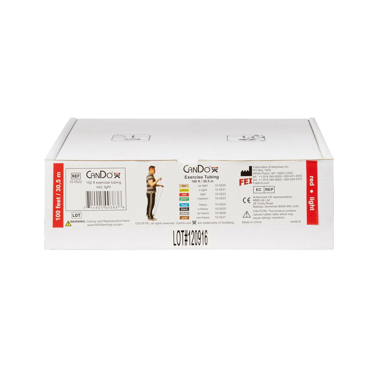 Exercise Resistance Tubing Cando® Low Powder for Rehabilitation and Training - BeHope