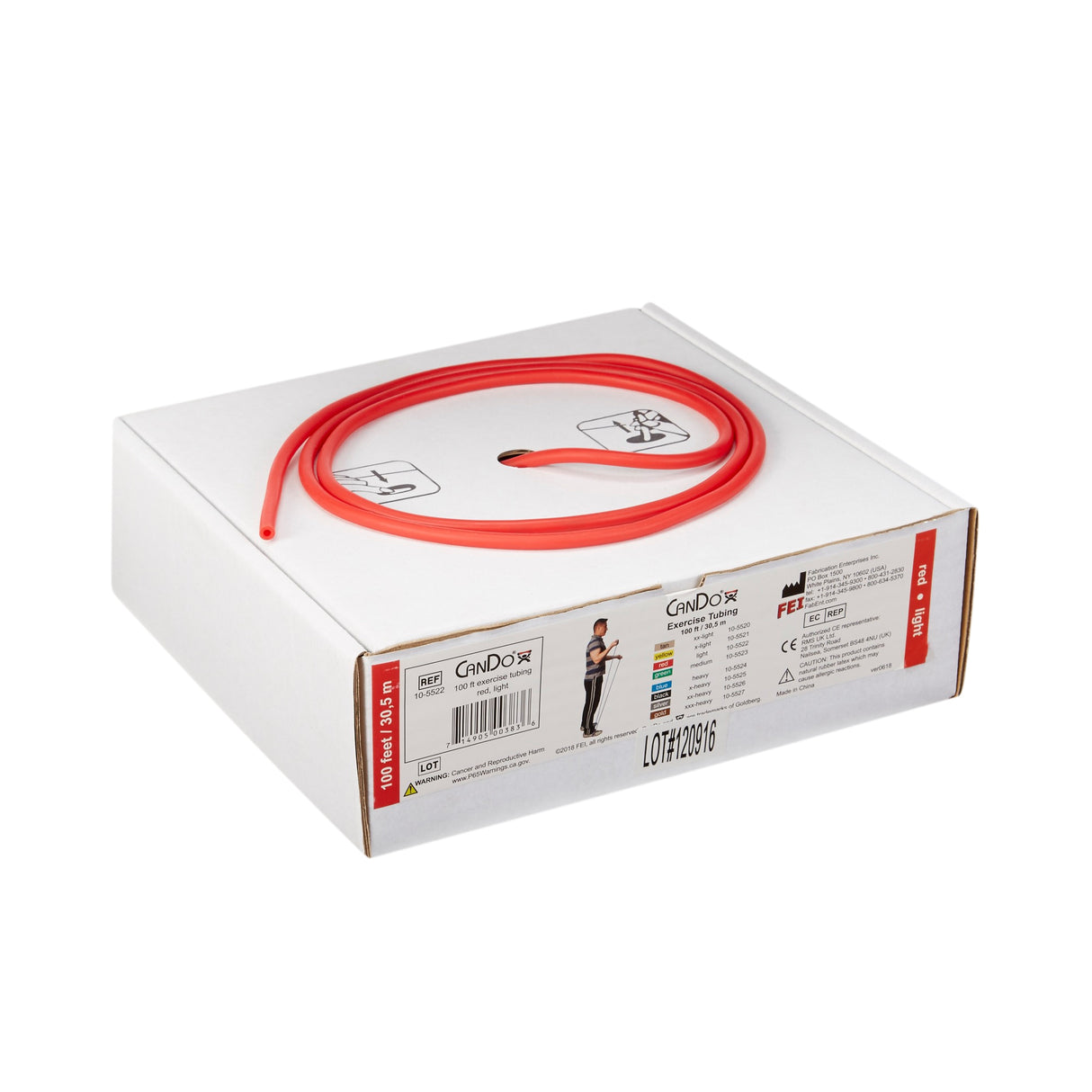 Exercise Resistance Tubing Cando® Low Powder for Rehabilitation and Training - BeHope