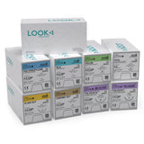 Nonabsorbable Suture with Needle LOOK® Nylon C-6 3/8 Circle Reverse Cutting Needle Size 4-0 Monofilament - BeHope