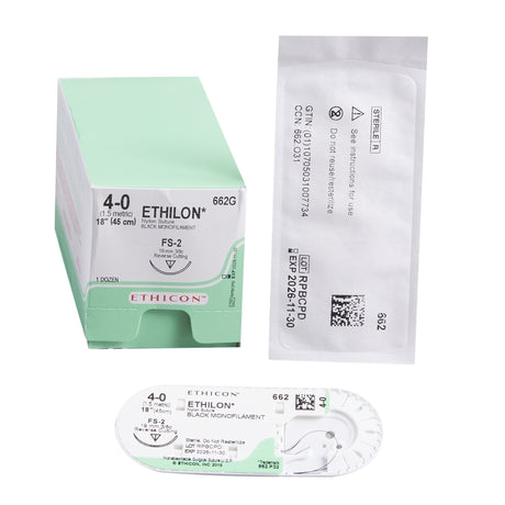 Nonabsorbable Monofilament Suture Ethilon Reverse Cutting Needle - BeHope