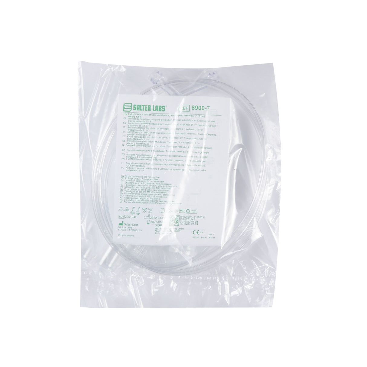 Salter Labs® 8900 Series Handheld Nebulizer Kit Small Volume Medication Cup Adult / Pediatric Mouthpiece Delivery - BeHope