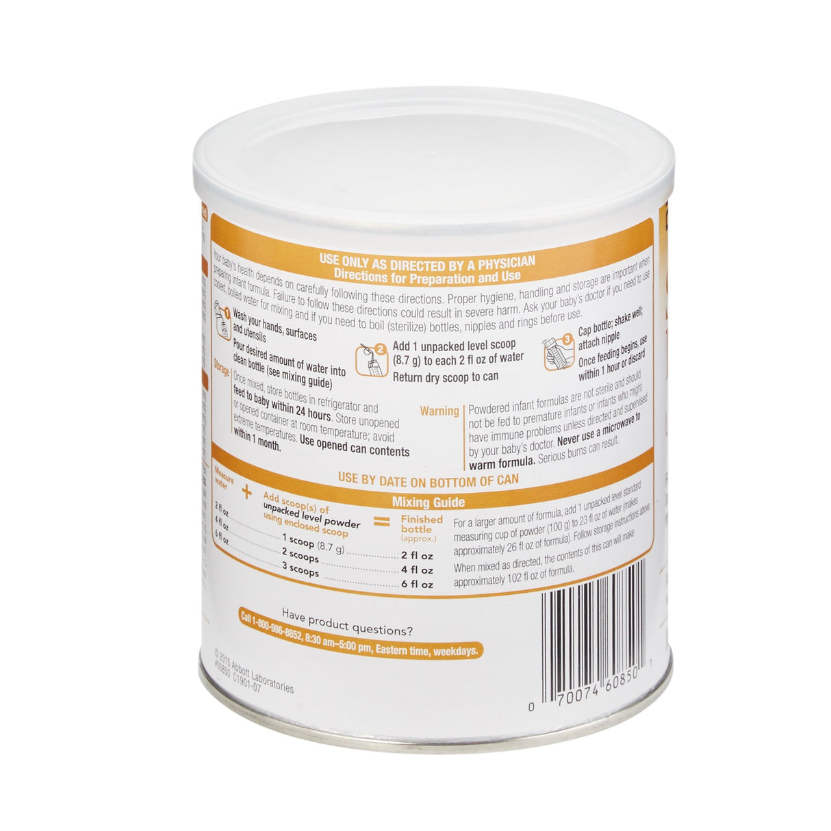 Infant Formula Similac® PM 60 / 40 Unflavored 14.1 oz. Can Powder Low Iron Impaired Renal Function - BeHope