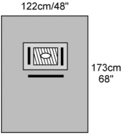 Eent Drape Ophthalmic Drape 48 W X 68 L Inch Sterile - Behope