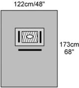 Eent Drape Ophthalmic Drape 48 W X 68 L Inch Sterile - Behope