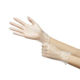 Exam Glove Trilon® Small NonSterile Vinyl Standard Cuff Length Smooth Clear Not Rated WITH PROP. 65 WARNING - BeHope