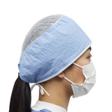 Surgeon Cap Cardinal Health™ One Size Fits Most Blue Tie Closure - BeHope