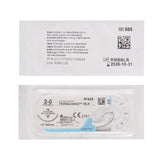 Nonabsorbable Suture with Needle Perma-Hand™ Silk FS 3/8 Circle Reverse Cutting Needle Size 2-0 Braided - BeHope
