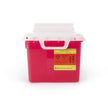 Sharps Container BD™ Red Base 12-1/2 H X 10-7/10 W X 6 D Inch Horizontal Entry 2 Gallon - BeHope