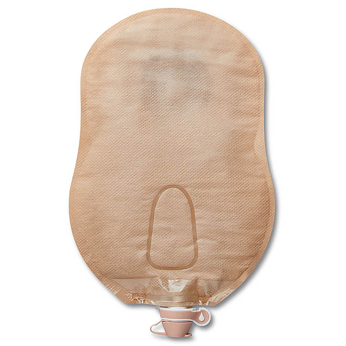 Urostomy Pouch Premier™ One-Piece System 9 Inch Length Convex, Pre-Cut 1-1/8 Inch Stoma Drainable - BeHope