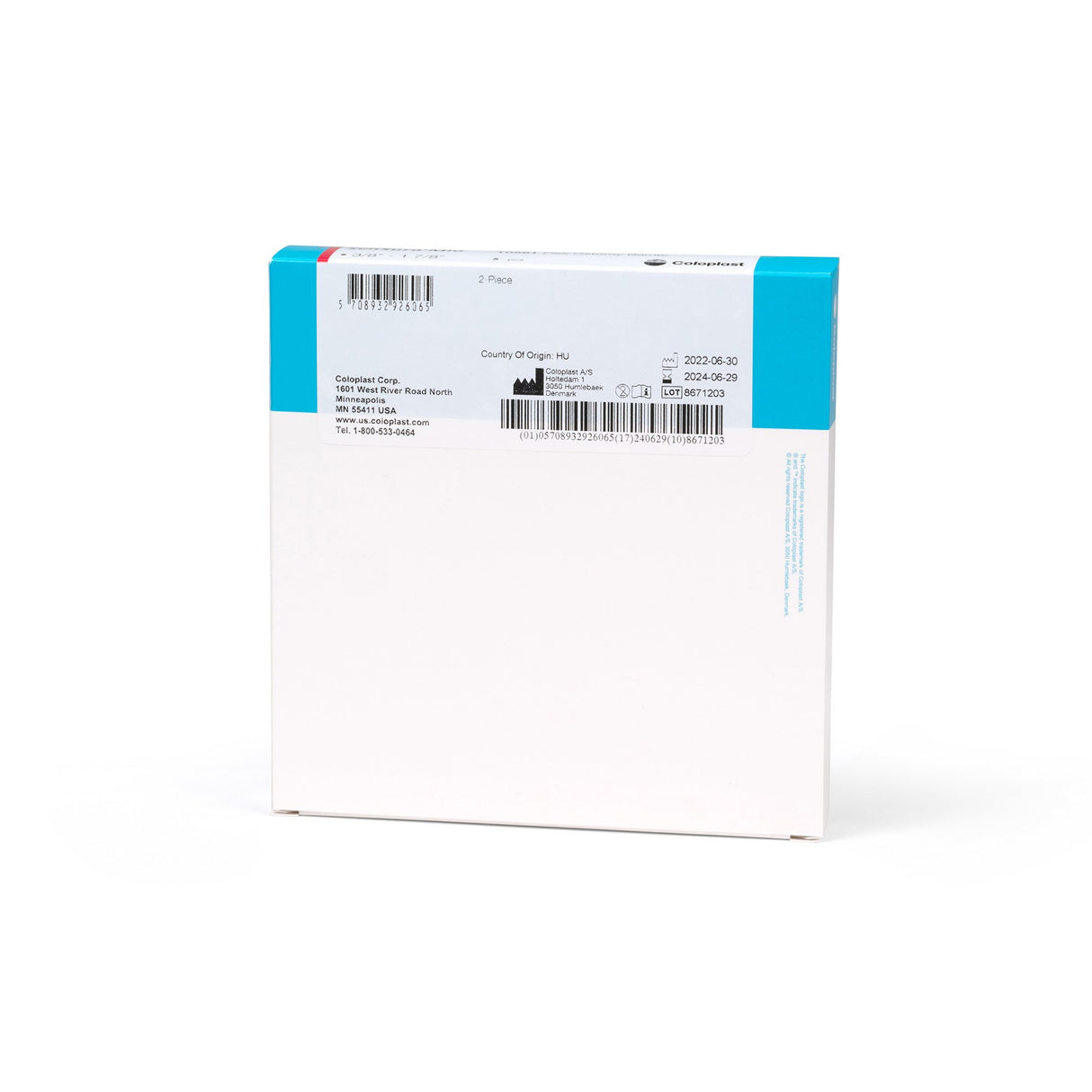 Ostomy Barrier SenSura® Mio Flex Trim to Fit, Extended Wear Elastic Adhesive 50 mm Flange Red Code System 3/8 to 1-7/8 Inch Opening - BeHope