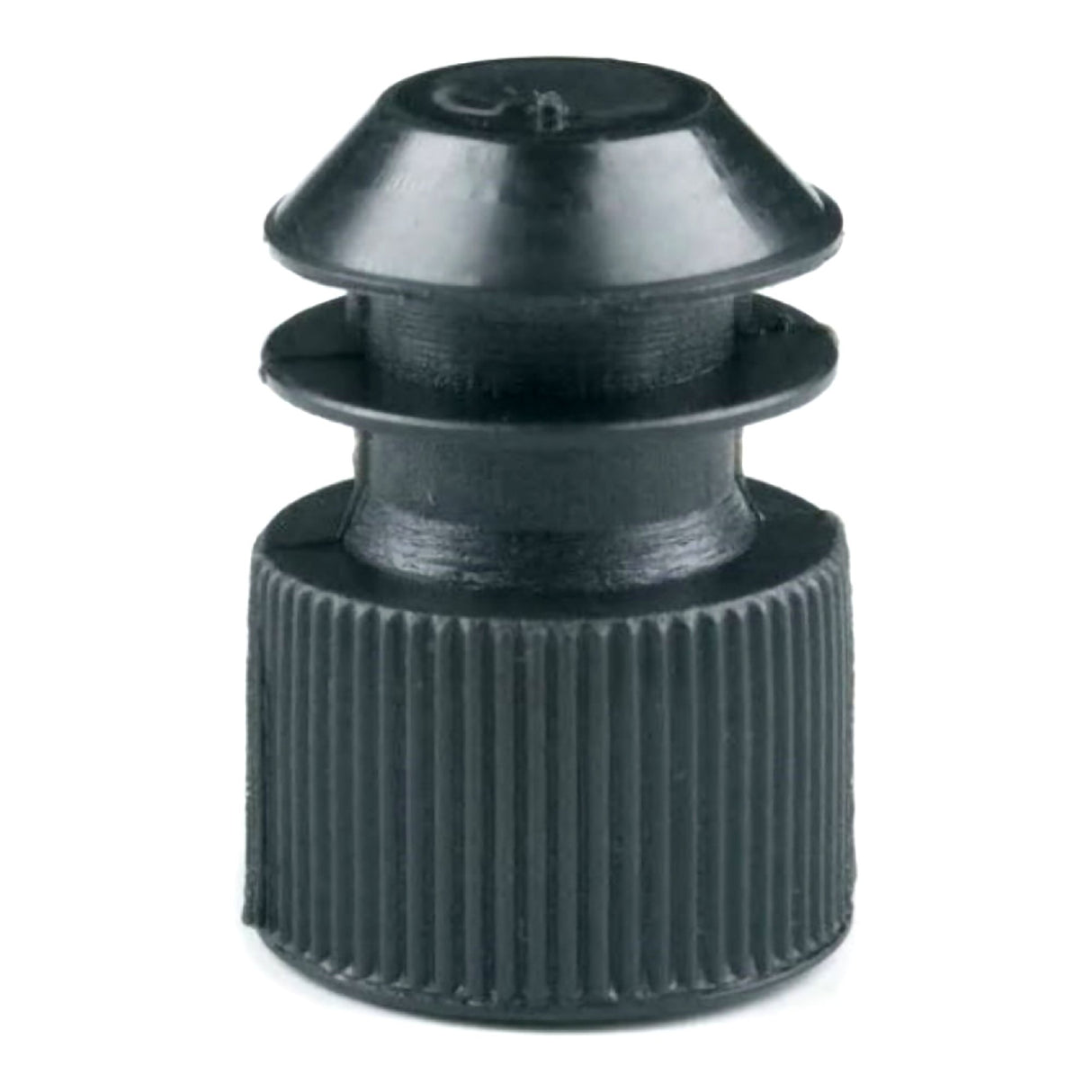 McKesson Tube Closure Polyethylene Flanged Plug Cap Black 13 mm For Use with 13 mm Blood Drawing Tubes, Glass Test Tubes, Plastic Culture Tubes NonSterile - BeHope