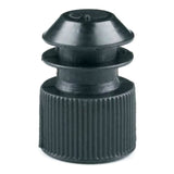 McKesson Tube Closure Polyethylene Flanged Plug Cap Black 13 mm For Use with 13 mm Blood Drawing Tubes, Glass Test Tubes, Plastic Culture Tubes NonSterile - BeHope