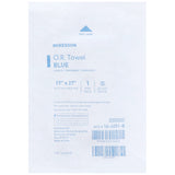 O.R. Towel McKesson 17 W X 27 L Inch Blue Sterile - BeHope