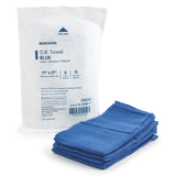 O.R. Towel McKesson 17 W X 27 L Inch Blue Sterile - BeHope