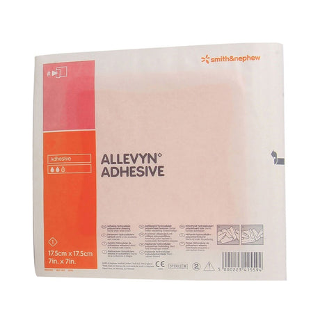 Foam Dressing Allevyn Adhesive 7 X 7 Inch With Border Film Backing Adhesive Square Sterile - BeHope