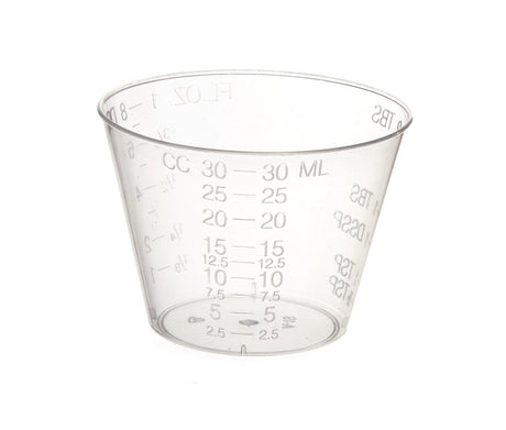 Medicine Cup 1 oz. Clear Plastic Disposable NonSterile - BeHope