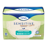 Bladder Control Pad TENA Sensitive Care Extra Coverage Long 12 Inch Length Moderate Absorbency Dry-Fast Core One Size Fits Most