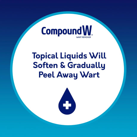 Wart Remover Compound W® 17% Strength Topical Solution 0.31 oz. - BeHope