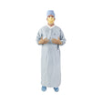 Surgical Gown with Towel Aero Chrome X-Large Silver Sterile AAMI Level 4 Disposable - BeHope