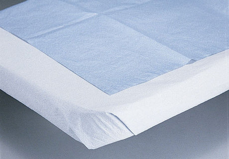 Stretcher Sheet Medline Flat 40 X 90 Inch Blue Tissue / Poly Disposable - BeHope