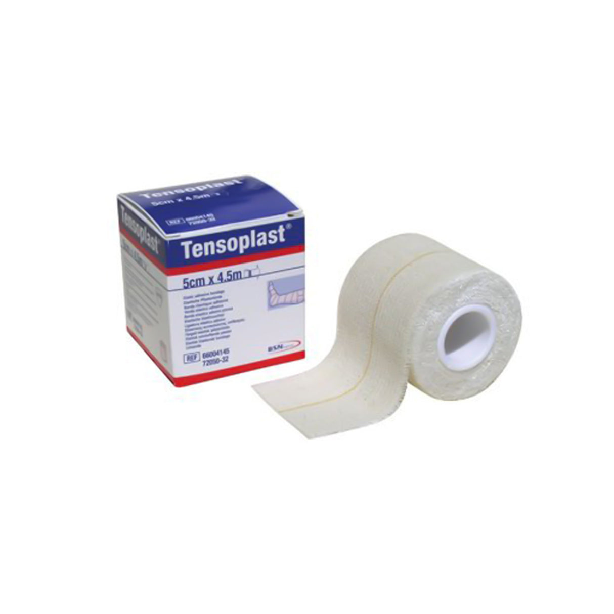 Elastic Adhesive Bandage Tensoplast® 1 Inch X 5 Yard No Closure White NonSterile Medium Compression - BeHope