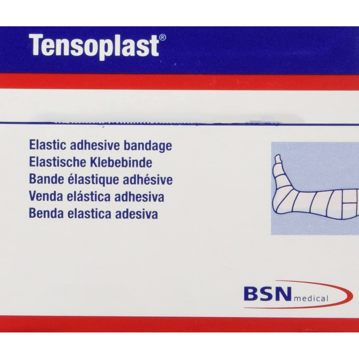 Elastic Adhesive Bandage Tensoplast® 1 Inch X 5 Yard No Closure Tan NonSterile Medium Compression - BeHope
