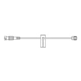 Safeline* IV Extension Set Needle-free Port Micro Bore Tubing Without Filter - BeHope