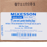 Soiled Linen Bag McKesson 40 to 45 gal. 40 X 46 Inch Disposable - BeHope