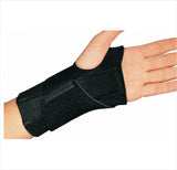 Wrist Brace ProCare® Universal Wrist-O-Prene™ Neoprene Left Hand Black One Size Fits Most - BeHope