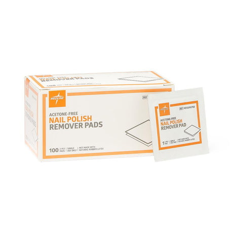 Nail Polish Remover Pad Medline 1-1/4 X 3 Inch - BeHope