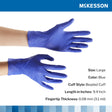 Exam Glove McKesson Confiderm® 3.0 Large NonSterile Nitrile Standard Cuff Length Textured Fingertips Blue Chemo Tested / Fentanyl Tested - BeHope