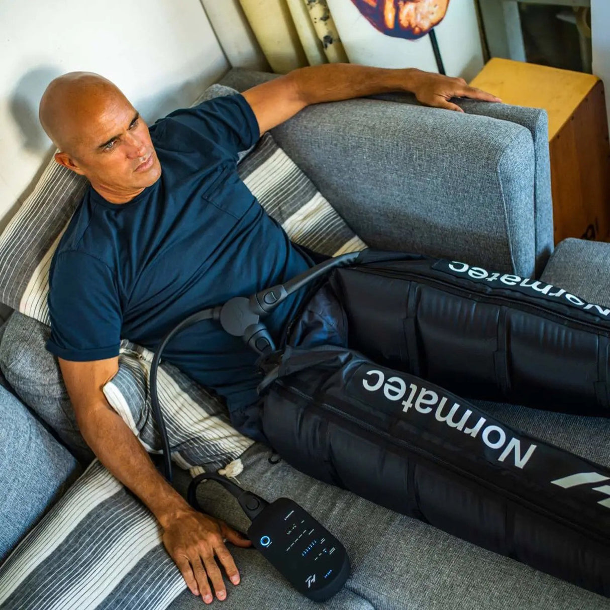 Compression Massage Garment & Control Unit Hyperice Normatec 3 Control Unit: 4 X 4-1/2 X 8-1/2 Inch / Leg Sleeve: 5 Foot 4 Inch to 6 Foot 3 Inch - BeHope