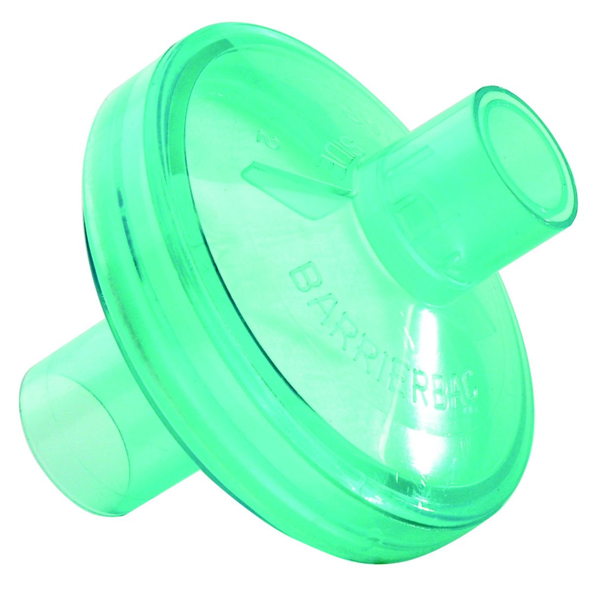 Electrostatic Filter Barrierbac™ 22mm Male / 15-22 mm Female, 99.99% Efficiency, 35 Gm, 99 ml Dead Space, Hydrophobic Media - BeHope