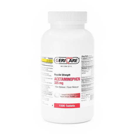 Pain Relief 325 mg Strength Acetaminophen Tablet 1000 per Bottle - BeHope