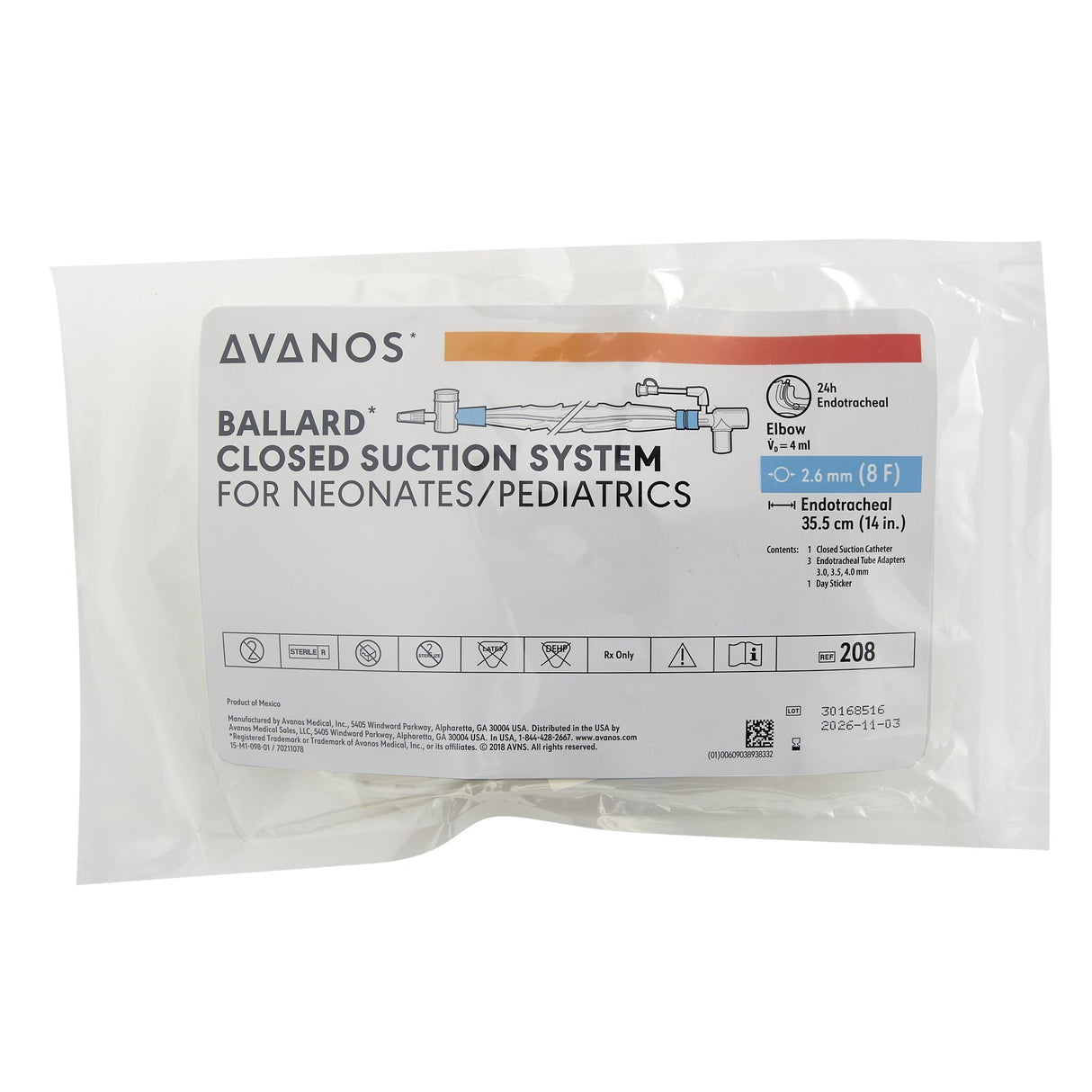 Tracheostomy Elbow Ballard* Trach Care* - BeHope