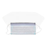 Procedure Mask with Eye Shield Cardinal Health™ Anti-fog Foam ASTM Level 3 Earloops One Size Fits Most - BeHope