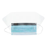 Procedure Mask with Eye Shield Cardinal Health™ Anti-fog Foam ASTM Level 3 Earloops One Size Fits Most - BeHope