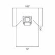 Surgical Drape Chest Drape 100 W X 72 W X 124 L Inch Sterile - BeHope