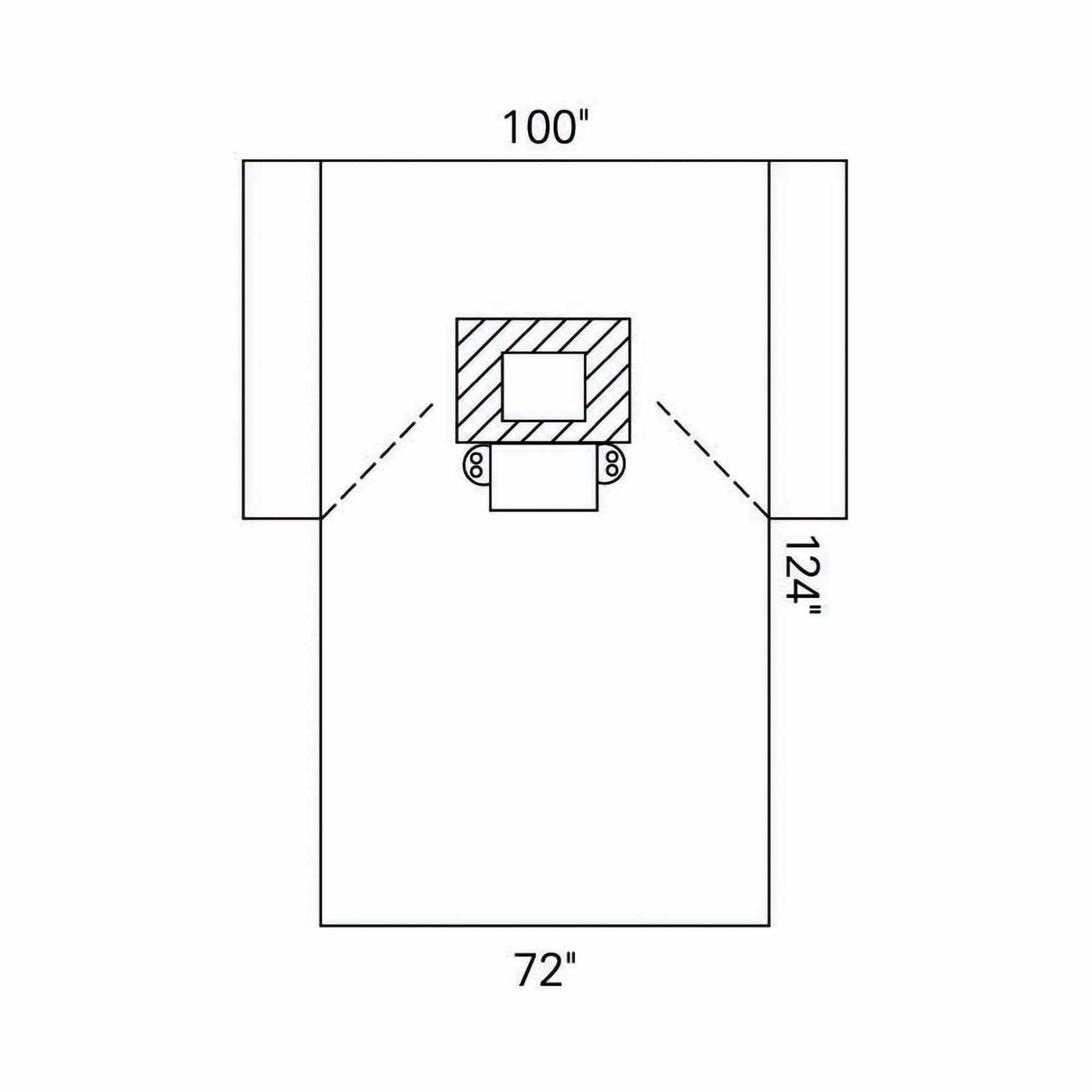 Surgical Drape Chest Drape 100 W X 72 W X 124 L Inch Sterile - BeHope